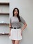 Kemerli Kısa Kaşe Şort Etek 2