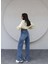 Likralı Straight Jean 3