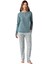 Kadın Yeşil Pijama Takımı 3406 1