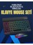 Şık ve Sessiz Tasarımlı Işıklı Klavye Mouse Seti – Şarjlı, Wireless 2