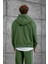 Yeşil 0909 Baskılı Oversize Eşofman Takımı 5