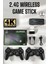 Gaming Atari 2.4g Uyumlu Kablosuz Çift Kol Game Stick 2