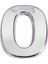 Krom Yapışkanlı 0 Rakamı 5 cm 1