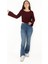6552 (N-2034) Ispanyol Kol Bubble Raşel Crop Bluz 10