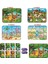 Bfs Nessiworld 1481 Dıytoy Süper Renkli 4'lü Puzzle - Hayvanlar / 8+12+16+24 Parça Puzzle 4