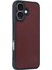 Bfs iPhone 16 Kılıf Aras Deri Kapak - Bordo 2