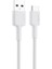 CB-CD30-WH Naylon Örgülü Usb-A Type-C Şarj Kablosu 0.9mt 2