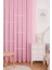 Pembe Tül Perde, Kız Çocuk Odası, Sık Pile, Düz, Sade, Tül Perde, Kornişli, Pembe 1