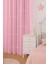 Pembe Tül Perde, Kız Çocuk Odası, Sık Pile, Düz, Sade, Tül Perde, Kornişli, Pembe 3