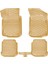 Rizline Seat Leon 1998-2004 Ile Uyumlu 3D Havuzlu Paspas Bej 1