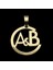8 Ayar Altın Kolye Ucu A&b GM9934 1 gr 4