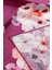 Fuşya Gelincik Desen Çift Taraflı Twill Ipek Eşarp 2