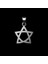 925 Ayar Gümüş Kolye Davud’un Yıldızı / Magen David SM9409 1