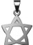 925 Ayar Gümüş Kolye Davud’un Yıldızı / Magen David SM9409 3