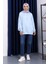 Bebe Mavi Kanguru Cepli Modal Sweatshirt 2