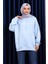 Bebe Mavi Kanguru Cepli Modal Sweatshirt 3