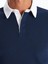 Lcwaıkıkı Classic Indigo Polo Yaka Uzun Kollu Erkek Sweatshirt 4