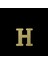 14 Ayar Altın Kolye Ucu Harf H GM9686 0.5 gr 4