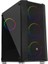 Frısby FC-9405G 650W 80+ 4X120MM Dual Rıng Rgb Fan USB 3.0 Midi Tower Siyah Kasa 1