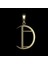 8 Ayar Altın Kolye Ucu Harf D GM9491 0.5 gr 4