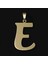 8 Ayar Altın Kolye Ucu Harf E GM9512 1 gr 4