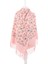 Pembe Nakışlı Kışlık Şal 2