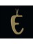 14 Ayar Altın Kolye Ucu Harf E GM9508 0.5 gr 4