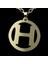 14 Ayar Altın Kolye Ucu Harf H GM9687 1 gr 4