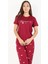 3219 Milan Sıfır Yaka Kısa Kol Üst Uzun Alt Spice Up Your Life Pijama Takımı 2
