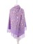Lila Nakışlı Kışlık Şal 2