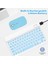 Klavye ve Mouse Seti Kablosuz Bluetooth Türkçe Q Ios/androidtablet Telefon Uyumlu Şarjlı 5