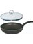 Teflon Wok Tava - 24 cm Cam Kapaklı 1