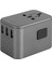 Travelworld 35 Universal 35W Type-C 15W Type-C ve 12W USB Çıkışlı Pd Hızlı Şarj Aleti - Koyu Gri 2