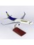 THY041 1/100 Ölçek, Thy Ankara Gücü Logolu B737-800 Yolcu Uçağı, Sergilemeye Hazır Ahşap Standlı Mod 1