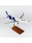 Thy Adana Demir Spor Logolu B737-800 Yolcu Uçağı, 1/100 Ölçek, Sergilemeye Hazır Ahşap Standl 4