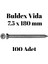 Buldex Beton Vidası 7.5X180 mm 100 Adet | Torx T30 Uyumlu Dübelsiz Vida 2