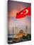 Sultanahmet Camii - Türk Bayrağı Eşliğinde Kanvas Tablo 3
