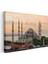 Sultanahmet Camii - Gün Batımında Martılar Kanvas Tablo 3