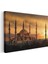 Sultanahmet Camii - Altın Tonlarında Gün Batımı Kanvas Tablo 3