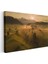 Sisli Tepeler - Gün Doğumunda Altın Işıklarla Aydınlanan Vadi Kanvas Tablo 3