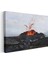 Volkan Patlaması - Ateş Püsküren Doğa Harikası Kanvas Tablo 3