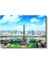Paris Manzarası - Eyfel Kulesi Panoraması Kanvas Tablo 2