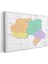 Hakkari - Il Haritası Kanvas Tablo 3