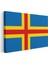 Åland Adaları Bayrağı - Kanvas Tablo 3