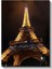 Eyfel Kulesi - Gece Işıltısında Paris Simgesi Kanvas Tablo 2