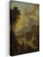 Claude Lorrain - Altın Işıklı Vadi Kanvas Tablo 3