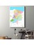 Sakarya - Il Haritası Kanvas Tablo 1