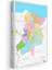 Sakarya - Il Haritası Kanvas Tablo 3
