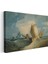 J.m.w. Turner - Fırtınalı Denizde Yelkenliler Kanvas Tablo 3