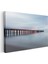 Minimalist Iskele - Durgun Sularda Sonsuzluğa Uzanan Yol Kanvas Tablo 3